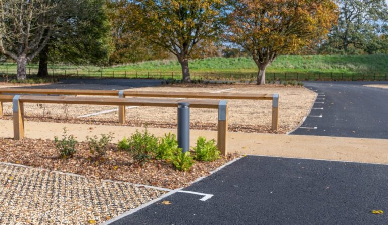 Kingston Lacy - new visitors carpark