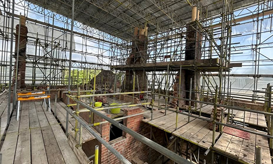 Dairy Cottage - Rebuild begins